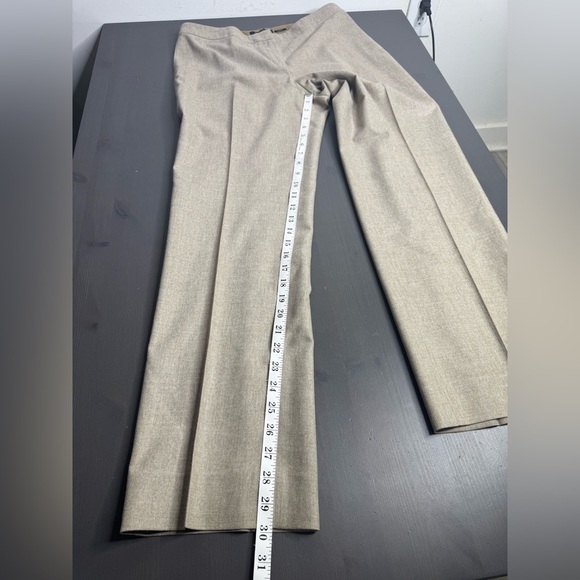 Lafayette 148 New York Wool Cashmere Barrow Pant Tan US 8 - Picture 11 of 11